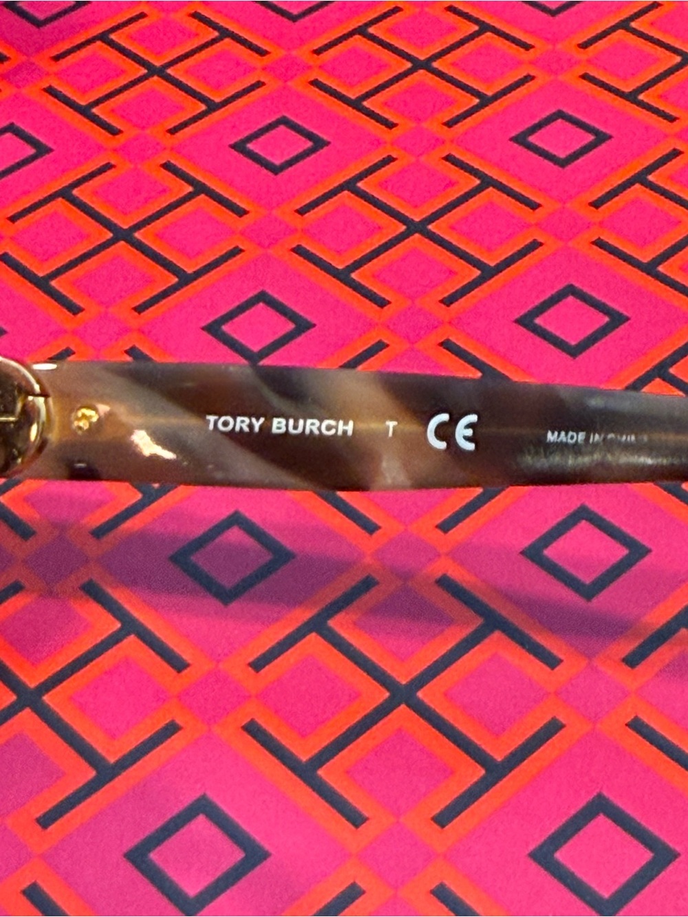 Tory Burch Tortoiseshell Sunglasses with Brown Gradient Lenses - Picture 6 of 13
